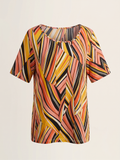 Blusa Tramonto Geometrico