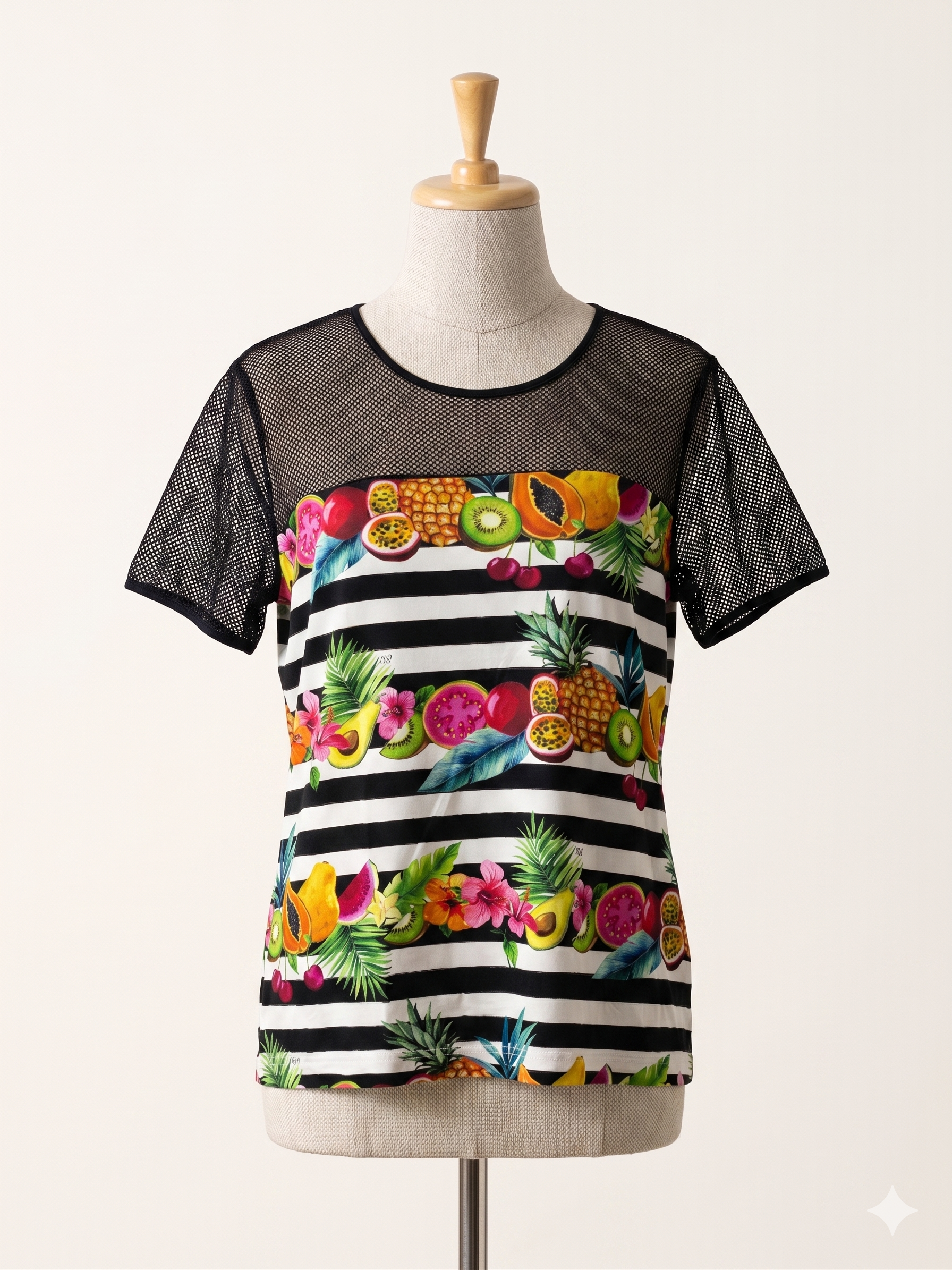 Maglia Fiori e Righe