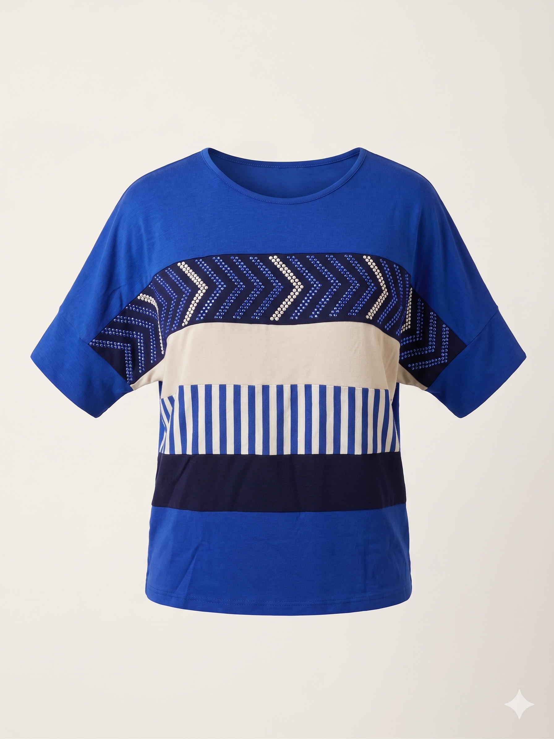 Maglia Geometria Blu