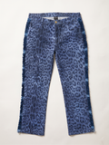 Pantalone Leopardo Blu