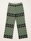 Pantalone Griglia Verde