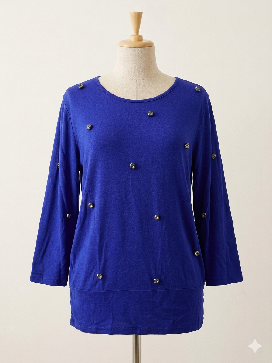 Maglia Blu Perle