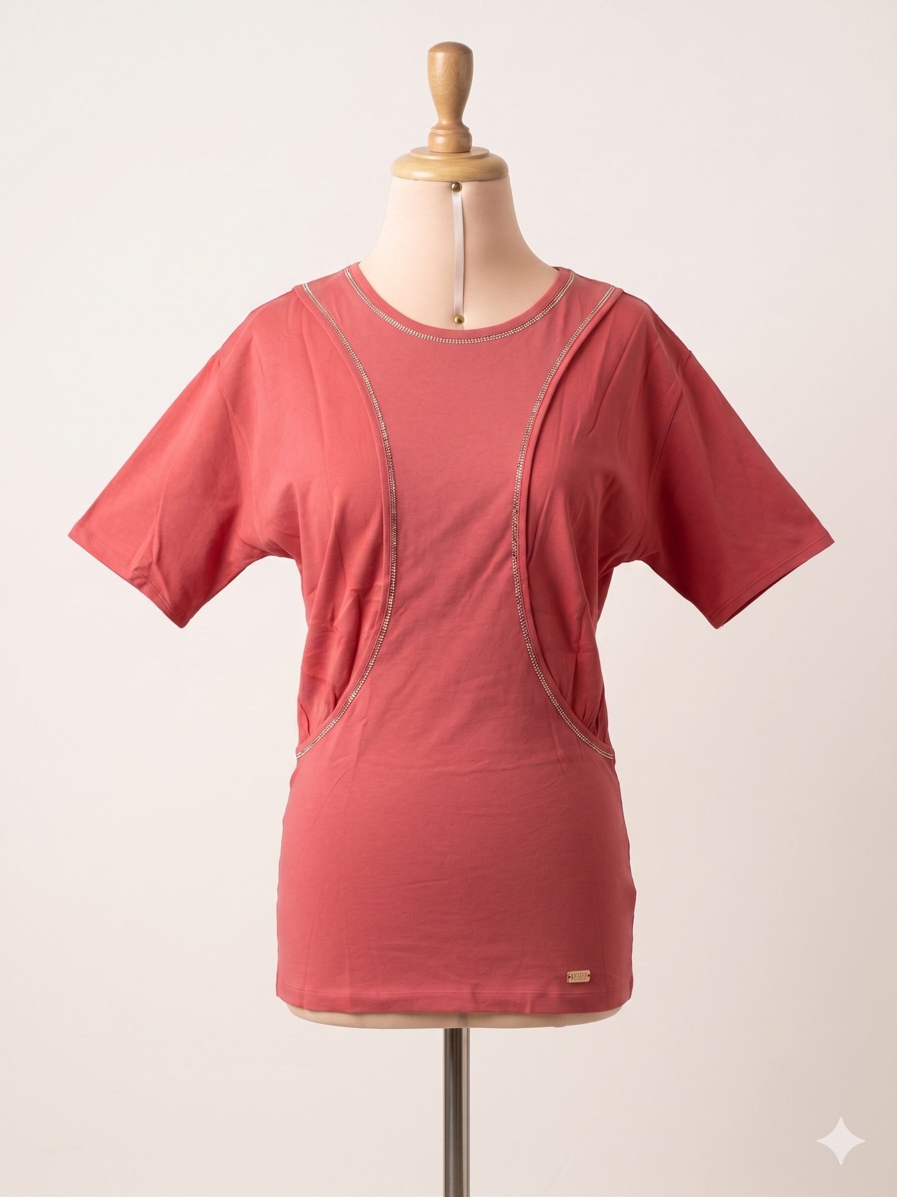 Maglia Corallo Cucitura