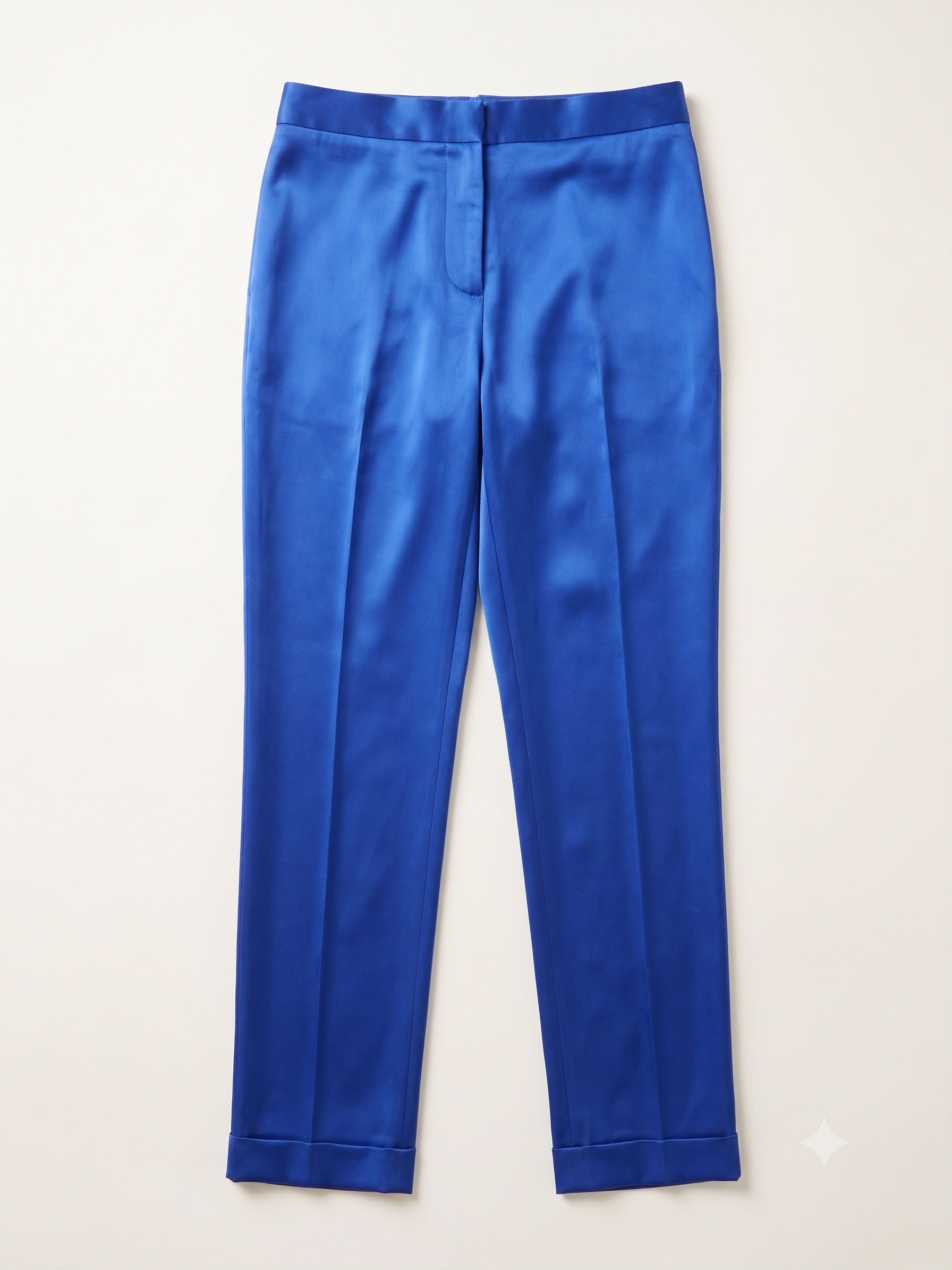 Pantalone Raso Blu