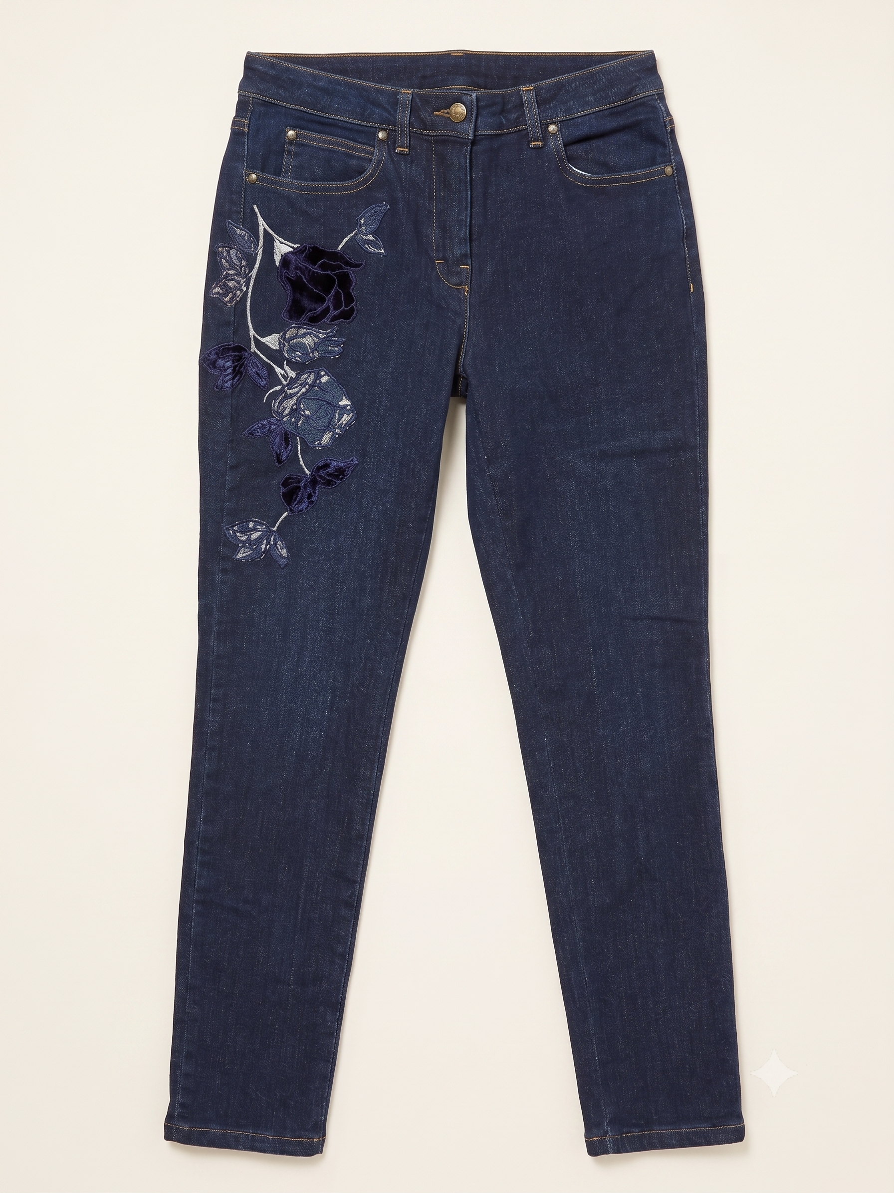Jeans Notte Fiore