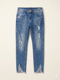 Jeans Chiaro Strappo