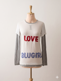 Maglia Love Blu