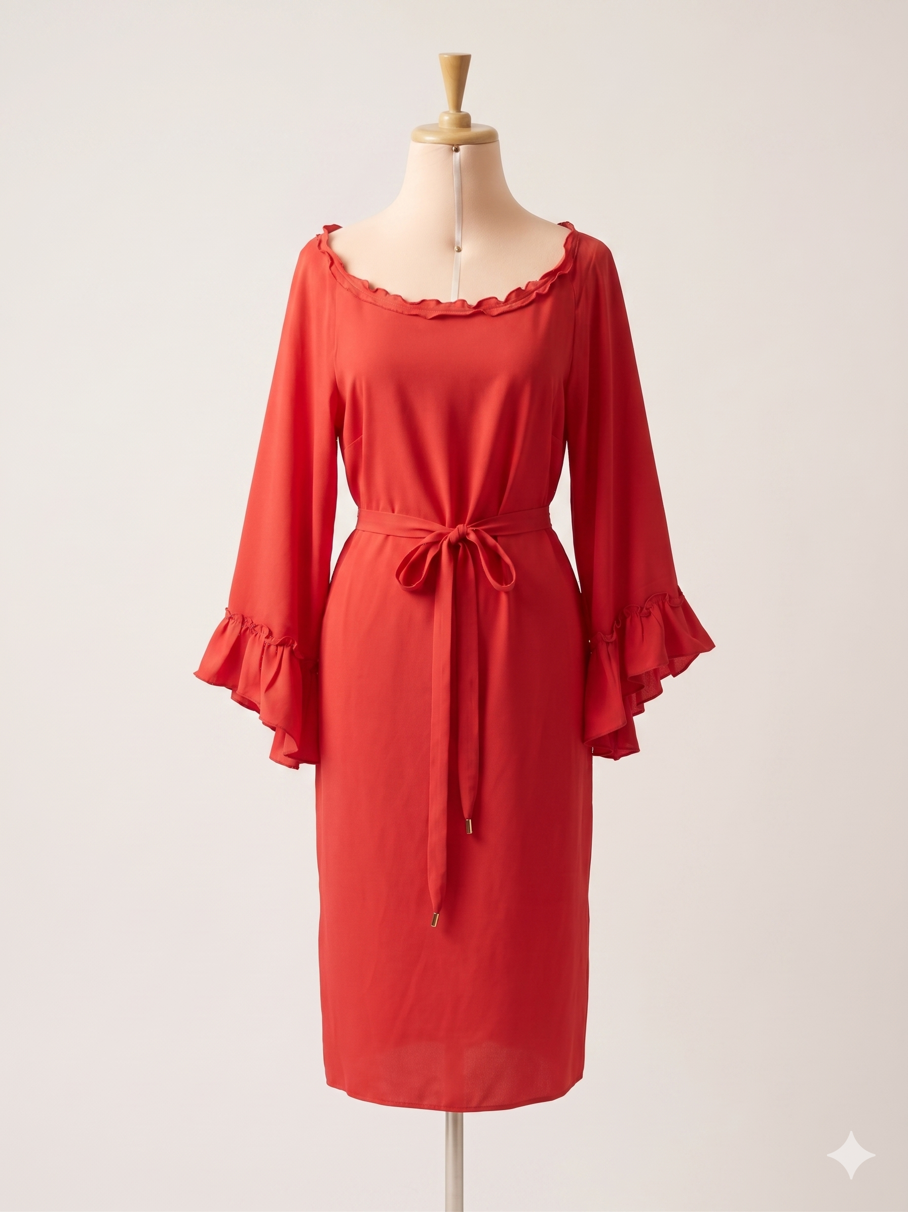 Abito Rosso Fiocco