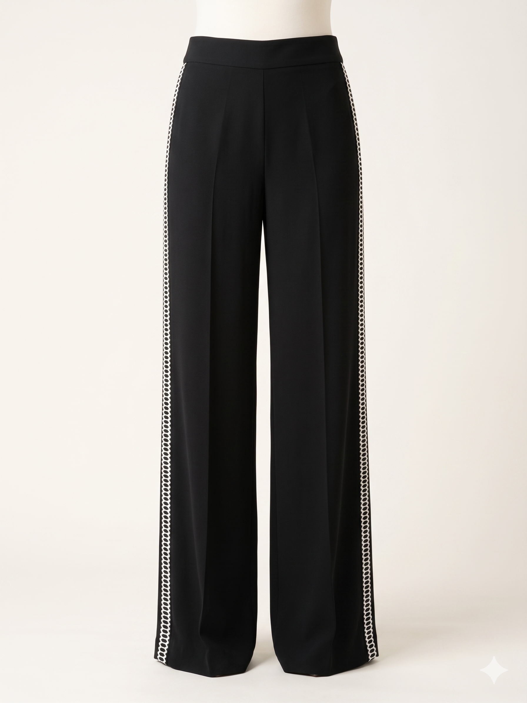 Pantalone Nero Perle
