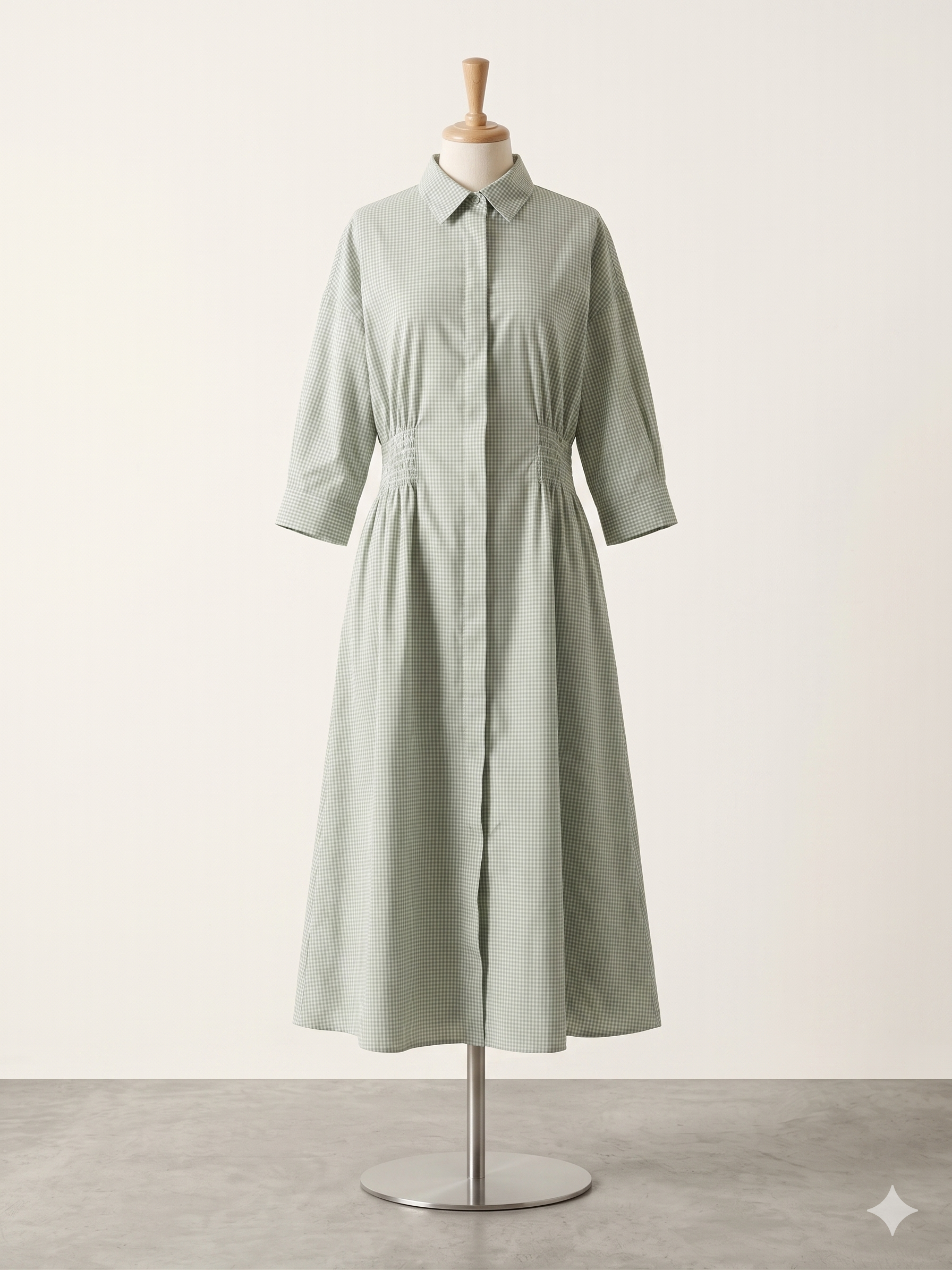 Abito Camicia Salvia