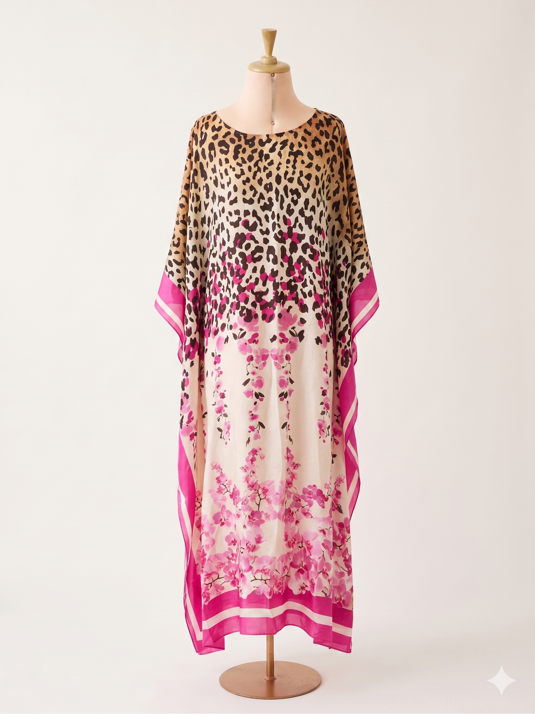 Kaftano Leopardo Fucsia