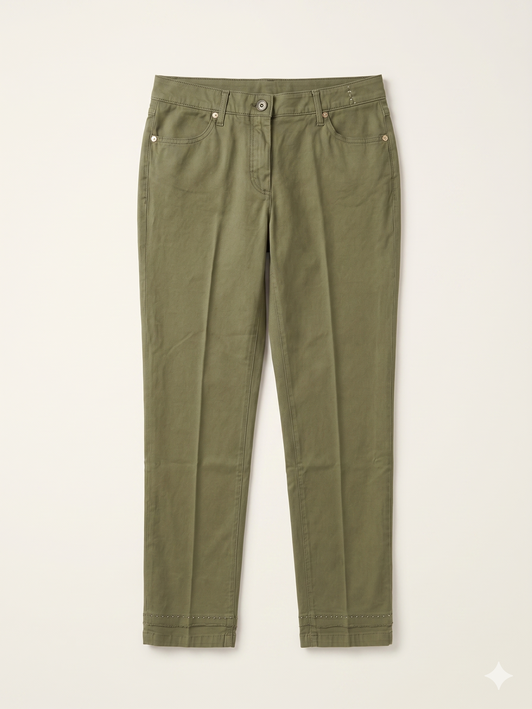 Pantalone Oliva Cinque Tasche