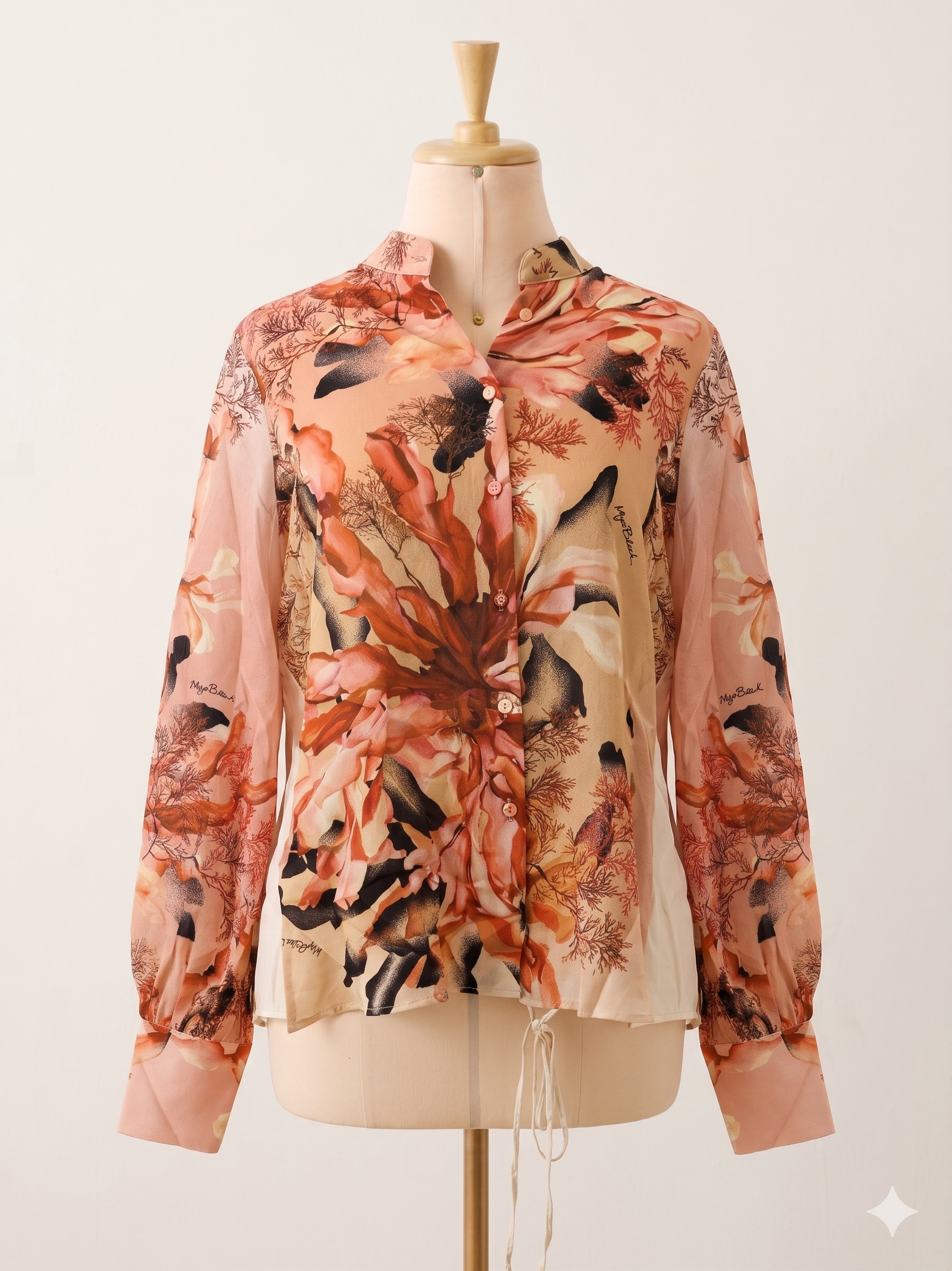 Camicia Giardino Corallo