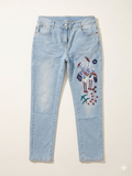 Jeans Cielo Ricamo