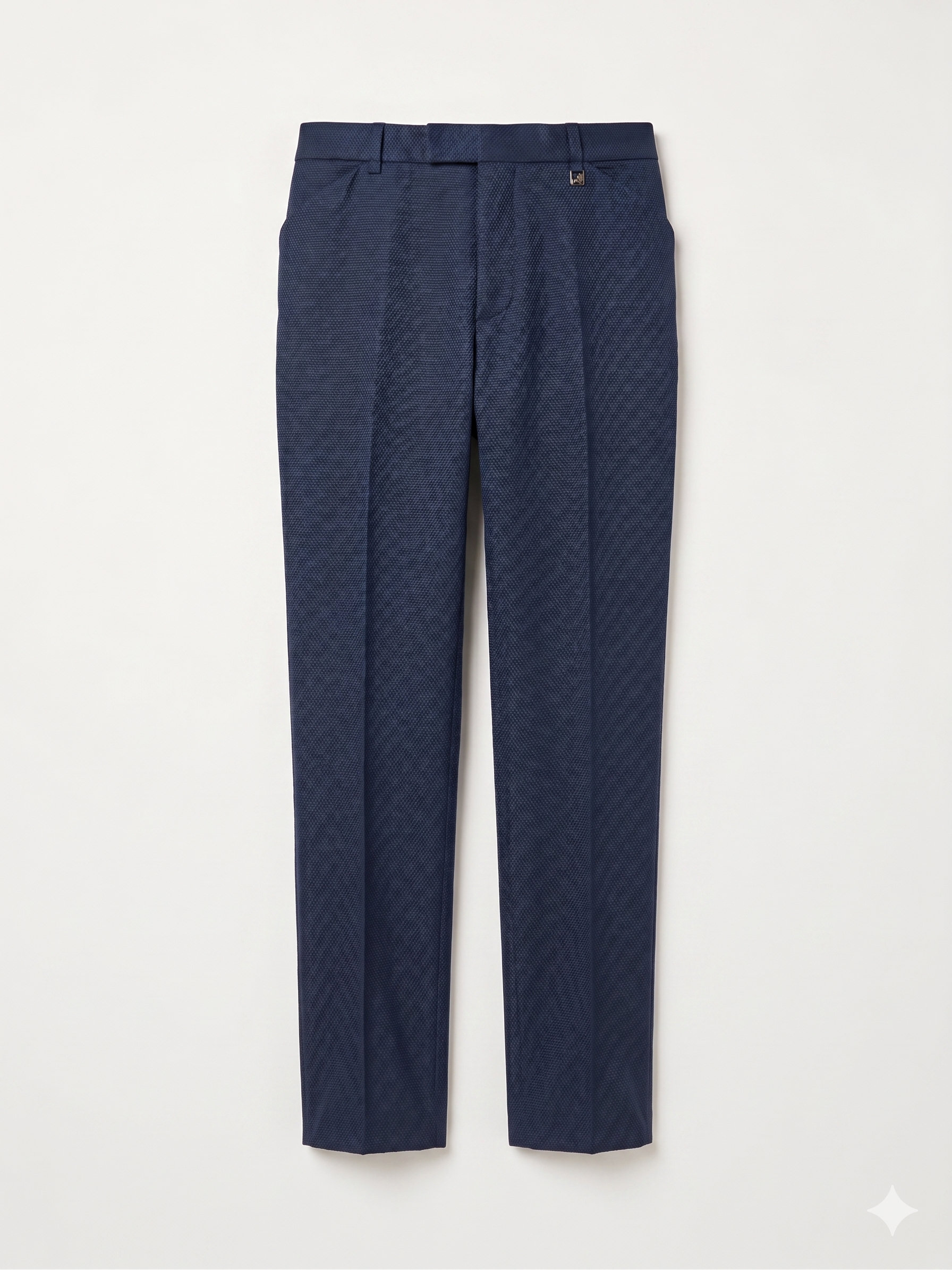 Pantalone Blu Microtrama