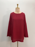 Blusa Borgogna Seta