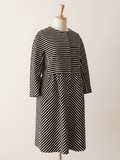 Cappotto Righe Contrasto
