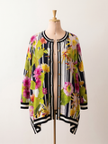 Cardigan Fiori Tropicali