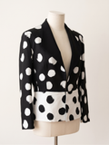 Giacca Pois Bianco Nero