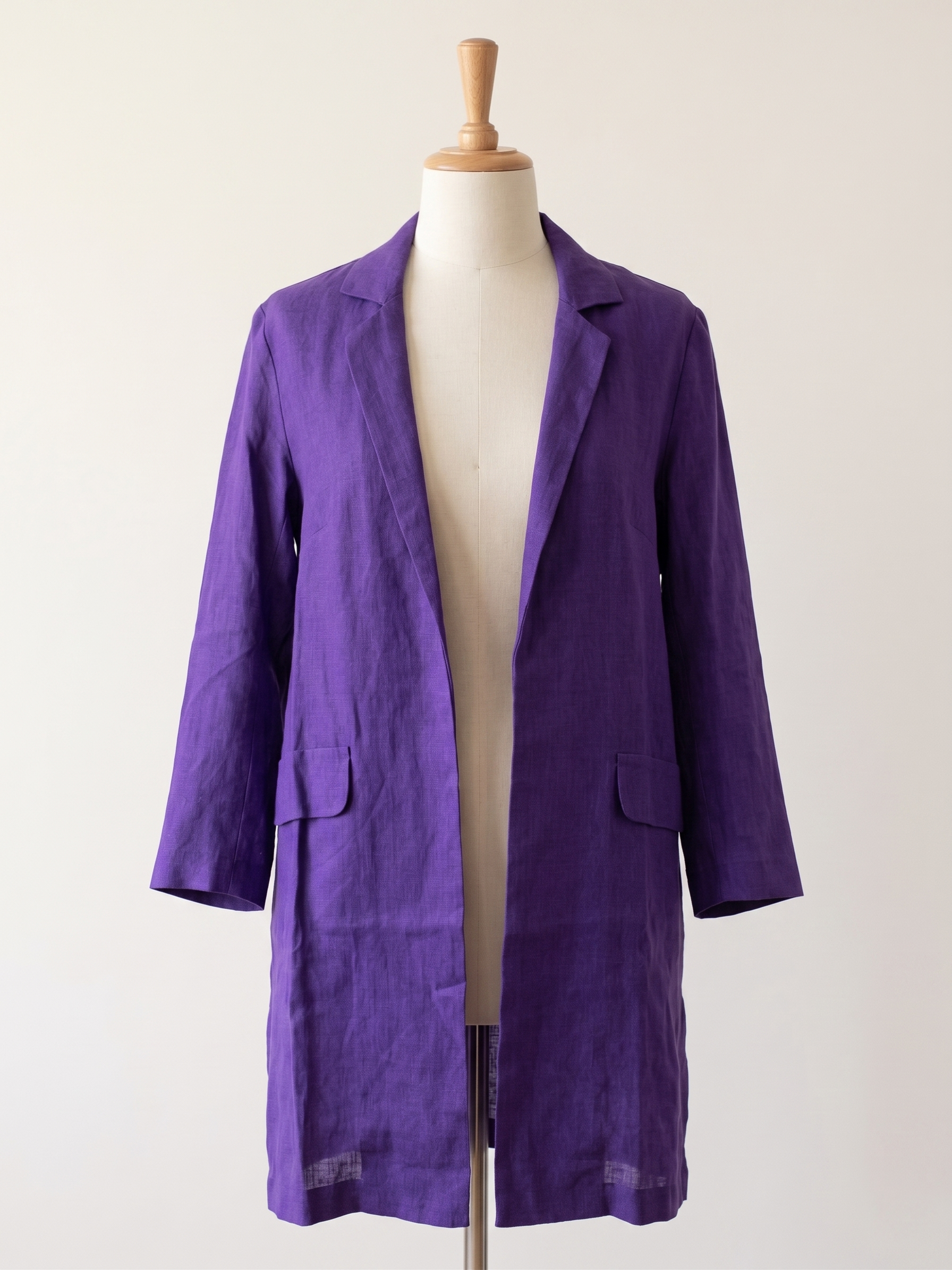 Giacca Viola Lino