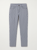 Jeans Gessato Azzurro