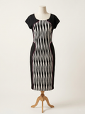Vestito Ikat Contrasto
