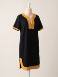 Vestito Nero Senape