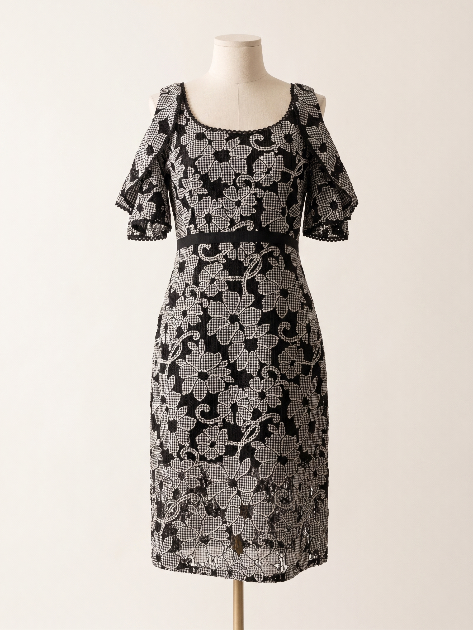 Vestito Pizzo Fiorito
