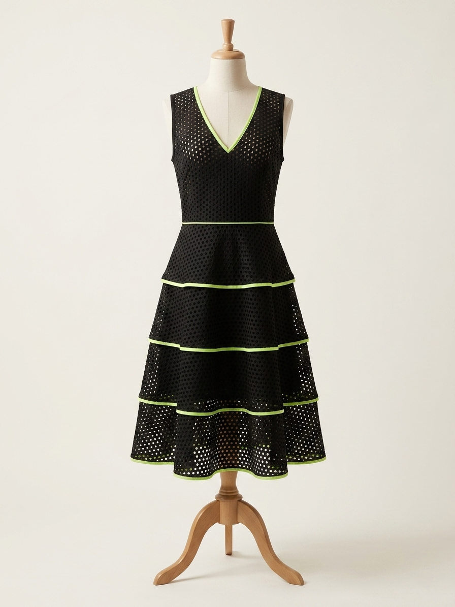 Vestito Rete Neon